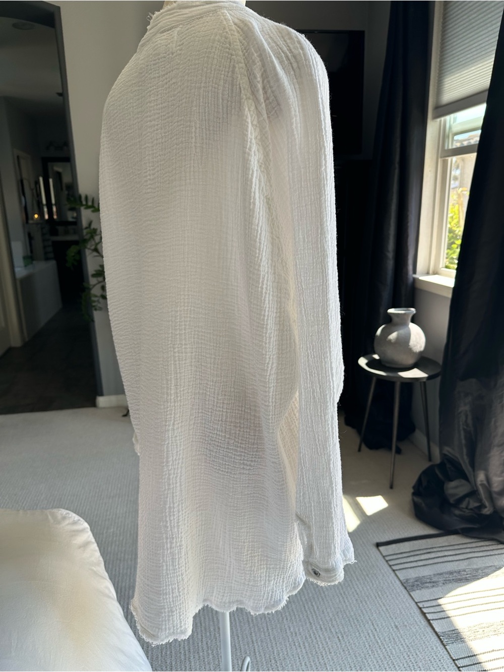 We The Free white gauze top, size large - Picture 6 of 12